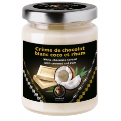 Crème de chocolat blanc coco et rhum